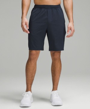 Lululemon Pace Breaker Linerless 9" Shorts Herr Marinblå Sverige | MDUXQO495