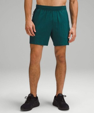 Lululemon Pace Breaker Linerless Utility 7" Shorts Herr Turkos Sverige | FQUDTI810