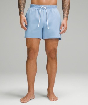 Lululemon Pool 5" Linerless Shorts Herr Blå Sverige | BFMAQC704