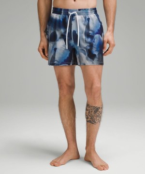 Lululemon Pool 5" Linerless Shorts Herr Marinblå Olika Färger Sverige | AGIKMD936