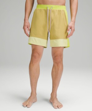 Lululemon Pool 7" Paneled Shorts Herr Guld Sverige | ZINBAO742