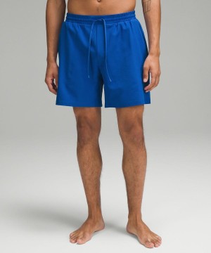Lululemon Pool 7" Shorts Herr Blå Sverige | WLIEUP431