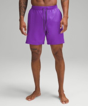 Lululemon Pool 7" Shorts Herr Lila Sverige | LMCPKD491