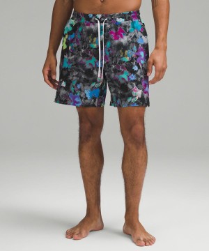 Lululemon Pool 7" Shorts Herr Svarta Olika Färger Sverige | IEKUDZ468