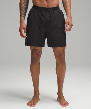 Lululemon Pool 7" Shorts Herr Svarta Sverige | WVGTFQ684
