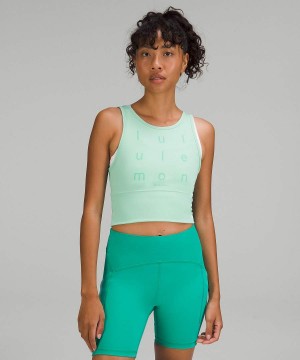Lululemon Power Pivot Everlux Linne Dam Mintgröna Sverige | WOXAHM937
