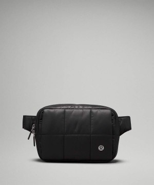 Lululemon Quiltad Grid Hand Warmer 1.5L Bältesväska Dam Svarta Sverige | BAMNCL314