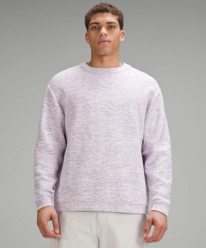 Lululemon Relaxed-Fit Crewneck Knit Tröjor Herr Lila Sverige | ERWUYC405