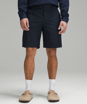 Lululemon Relaxed-Fit Smooth Twill 9" Shorts Herr Marinblå Sverige | IPMFSE426