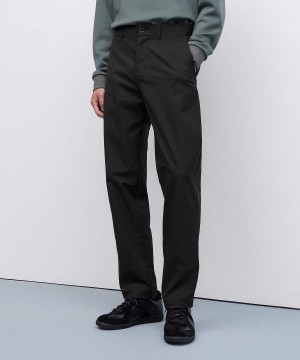 Lululemon Relaxed-Tapered Twill Byxor Herr Svarta Sverige | SWQJTV863