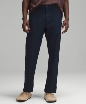 Lululemon Relaxed-Tapered Twill Byxor Herr Marinblå Sverige | ETHKRD839