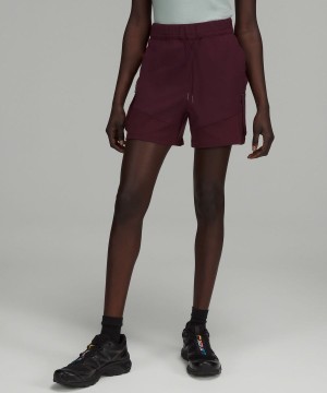 Lululemon Relaxed High-Rise Cargo 4.5" Shorts Dam Vinröda Sverige | SGUZKE549