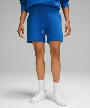 Lululemon Scuba High-Rise 5" Shorts Dam Blå Sverige | PRZVNB297