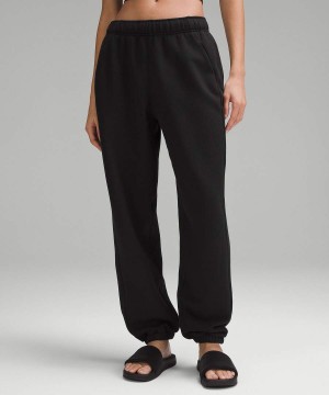 Lululemon Scuba Mid-Rise Oversized Korta Joggingbyxor Dam Svarta Sverige | RWSPLX794