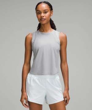 Lululemon Sculpt Cropped Linne Dam Grå Sverige | HWZRPG708