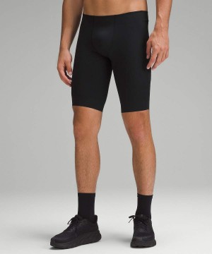 Lululemon SenseKnit10" Löpar Shorts Herr Svarta Sverige | YNKBTE758
