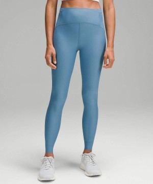 Lululemon SenseKnit High-Rise 28" Löpar Tights Dam Blå Sverige | PLYHGU495
