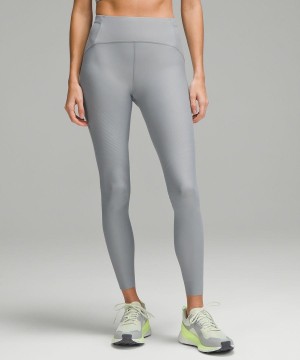 Lululemon SenseKnit Löpar High-Rise 28" Tights Dam Grå Sverige | QKFNZY614