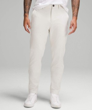 Lululemon Slim-Tapered Heavy Twill Byxor Herr Beige Sverige | DUOMLI152