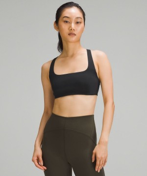 Lululemon SmoothCover Yoga Bra Light Support, B/C Cup Sport BH Dam Svarta Sverige | KAOEVG846
