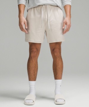 Lululemon Soft Jersey 5" Shorts Herr Bruna Beige Sverige | IHRQKM820