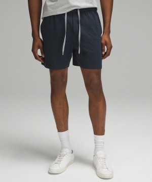 Lululemon Soft Jersey 5" Shorts Herr Marinblå Marinblå Sverige | UKIETP186
