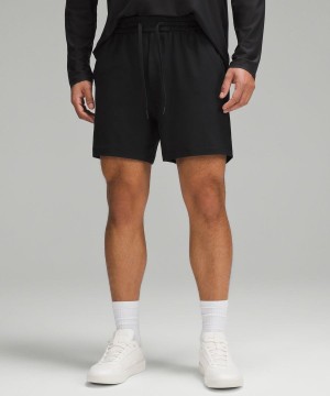 Lululemon Soft Jersey 5" Shorts Herr Svarta Sverige | AXOPMR895