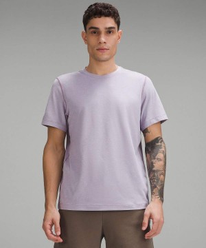 Lululemon Soft Jersey Korta-Sleeve T-shirt Herr Lila Lila Sverige | GOKABE732