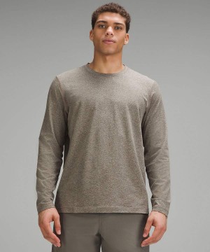 Lululemon Soft Jersey Långärmad Tröja Herr Bruna Sverige | XPLIFT653