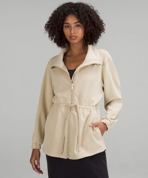 Lululemon Softstreme Cinch-Midja Jackor Dam Khaki Sverige | XSUWKF432