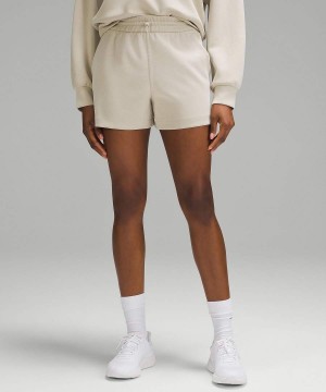 Lululemon Softstreme High-Rise 4" Shorts Dam Beige Sverige | PHLJAB078