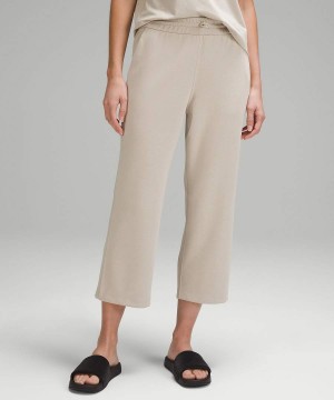 Lululemon Softstreme High-Rise Hetero-Leg Cropped Byxor Dam Beige Sverige | MAKYPO935