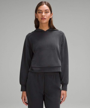 Lululemon Softstreme Hoodie Dam Svarta Sverige | BTHGLN817