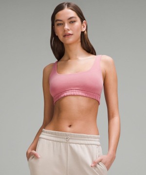 Lululemon Softstreme Scoop-Neck Bra B/C Cup Sport BH Dam Rosa Sverige | LYMUIJ593