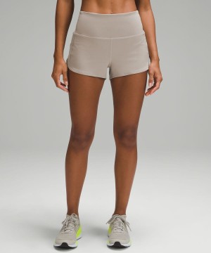 Lululemon Speed Up High-Rise Fodrade 2.5" Shorts Dam Grå Sverige | DSBLQY193