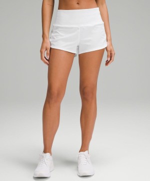 Lululemon Speed Up High-Rise Fodrade 2.5" Shorts Dam Vita Sverige | DLIQTO129