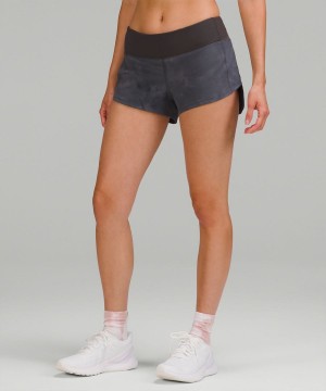 Lululemon Speed Up Low-Rise Fodrade 2.5" Shorts Dam Grå Mörkgrå Mörkgrå Sverige | YFGHTO170