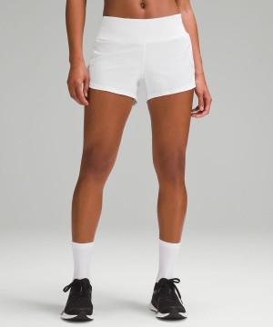 Lululemon Speed Up Mid-Rise Fodrade 4" Shorts Dam Vita Sverige | NVCHPK807