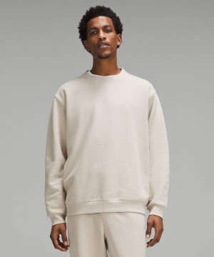 Lululemon Steady State Crew Tröjor Herr Beige Sverige | KEYZQD795