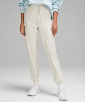 Lululemon Stretch High-Rise Full Length Joggingbyxor Dam Beige Sverige | CTMFXS095