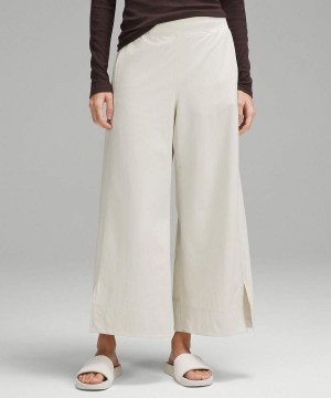Lululemon Stretch Woven High-Rise Breda-Leg Cropped Byxor Dam Beige Sverige | BNZCVQ852