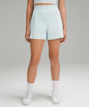 Lululemon Stretch Woven Relaxed-Fit High-Rise 4" Shorts Dam Blå Sverige | LANUTJ653