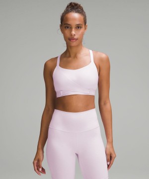 Lululemon Super-Soft Adjustable Recovery Bra Light Support, B-D Cups Sport BH Dam Rosa Sverige | UFDSEC801