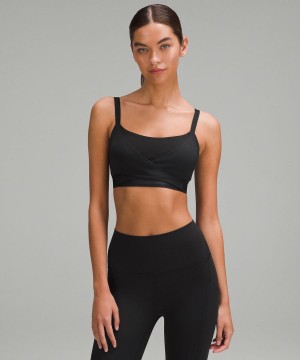 Lululemon Super-Soft Adjustable Recovery Bra Light Support, B-D Cups Sport BH Dam Svarta Sverige | SZJGKT387