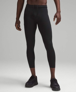 Lululemon Surge 22" Nulux Tights Herr Svarta Sverige | ORZEPI923