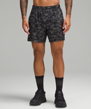 Lululemon Surge Fodrade 6" Shorts Herr Camo Svarta Sverige | NXKFYM987