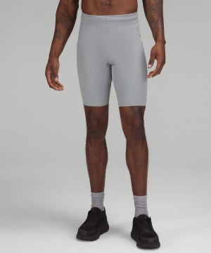 Lululemon Surge Half 10" Shorts Herr Grå Sverige | GYPIAW561