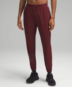 Lululemon Surge Joggingbyxor Herr Röda Vinröda Sverige | HEKBJU178