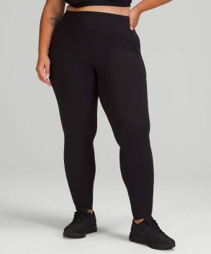 Lululemon Swift Speed High-Rise 28" Brushed Luxtreme Tights Dam Svarta Sverige | DEFORN784