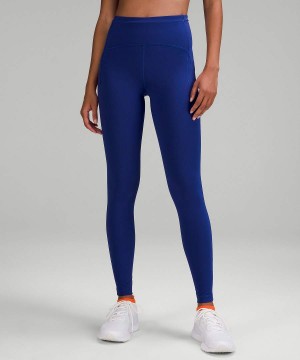 Lululemon Swift Speed High-Rise 28" Brushed Luxtreme Tights Dam Blå Sverige | TJNAUL709